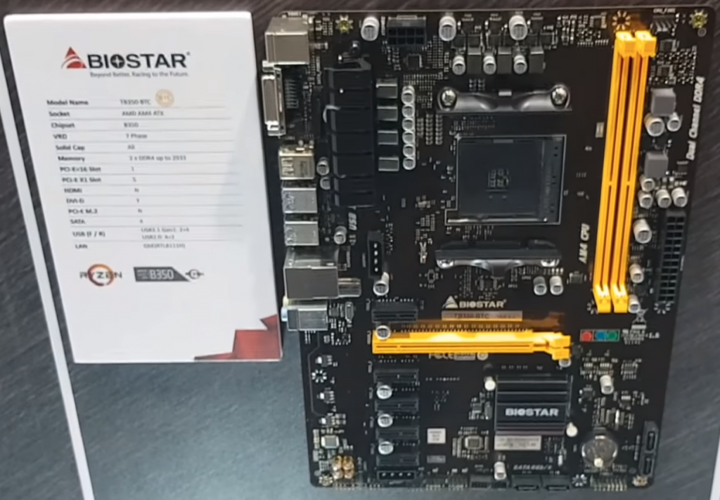 Biostar TB350-AMD-6-slot